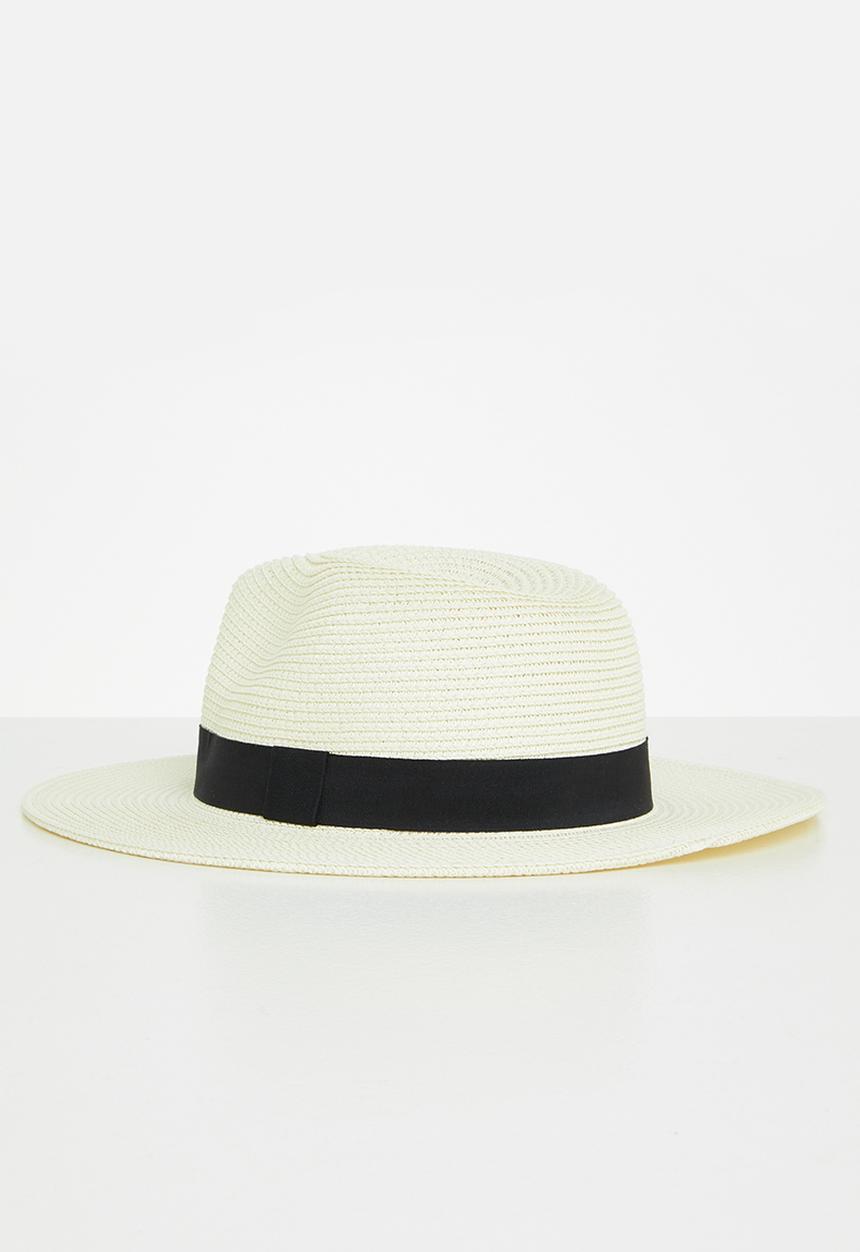 Superbalist - Yolo fedora hat - off white