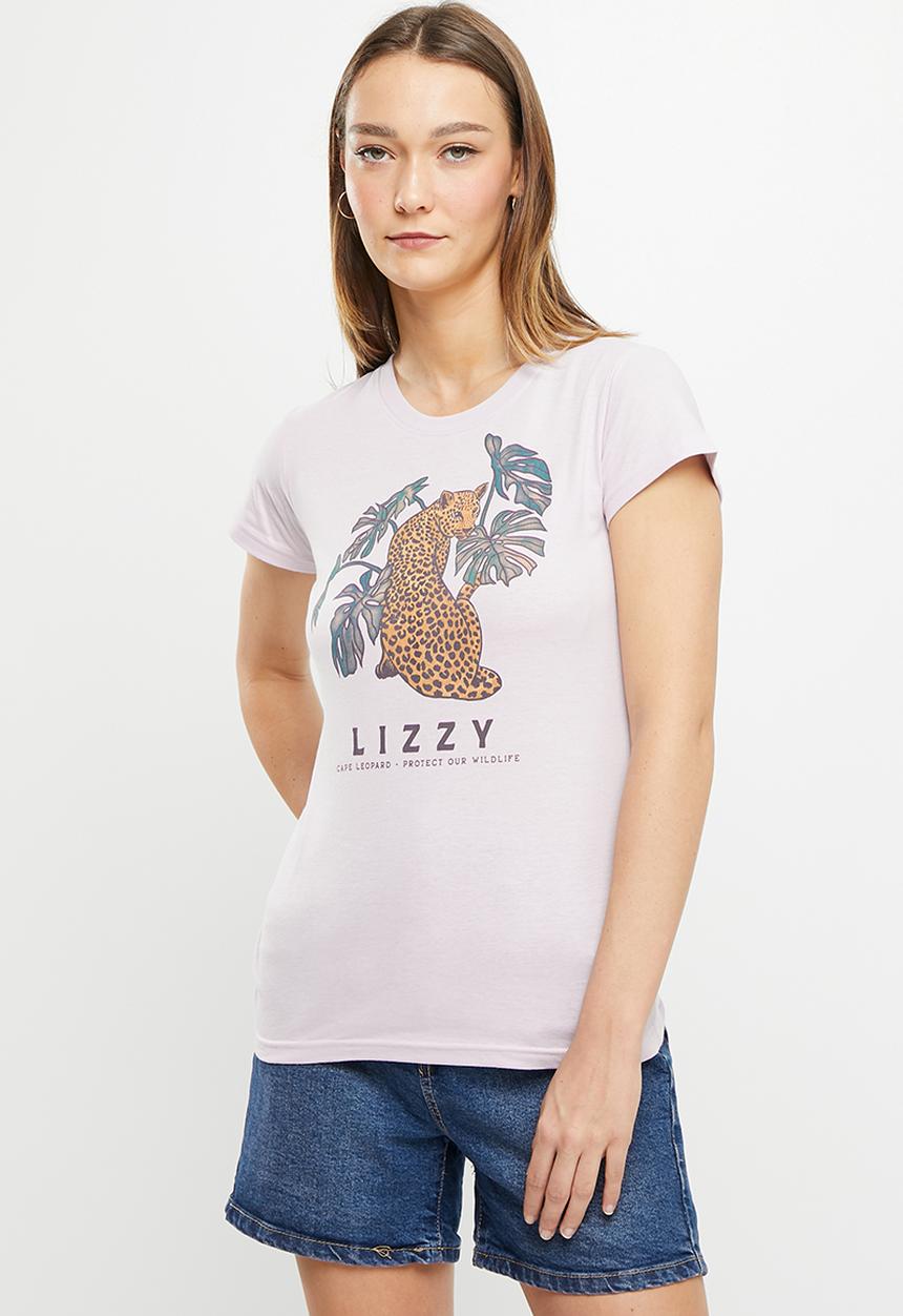 Lizzy - Poluna short sleeve tee - lilac