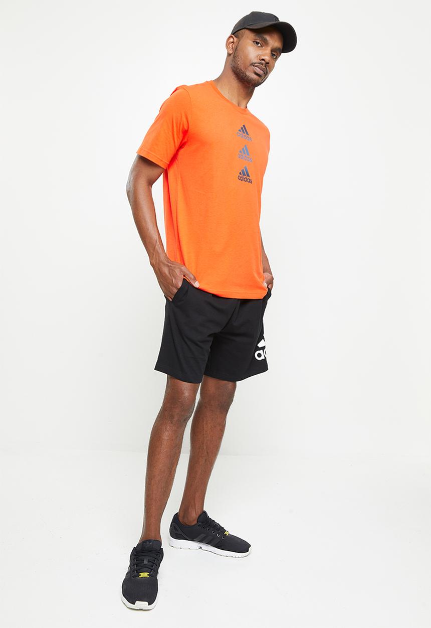 adidas Performance - M mh bosshortft - black & white