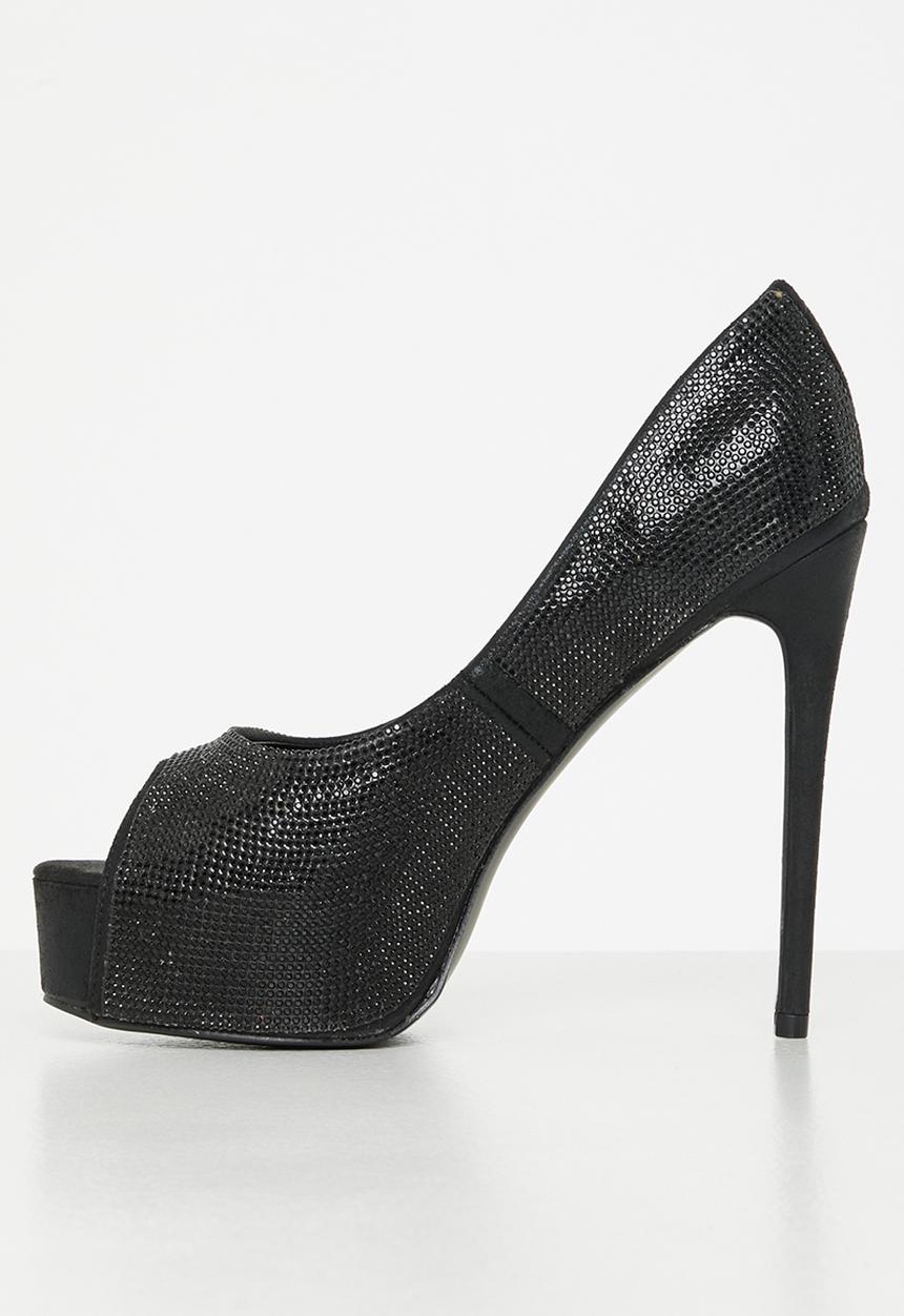 SISSY BOY - Prom night platform heel - black