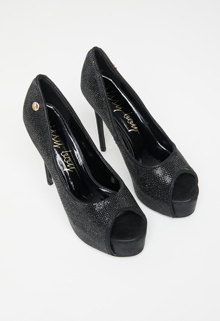 SISSY BOY - Prom night platform heel - black