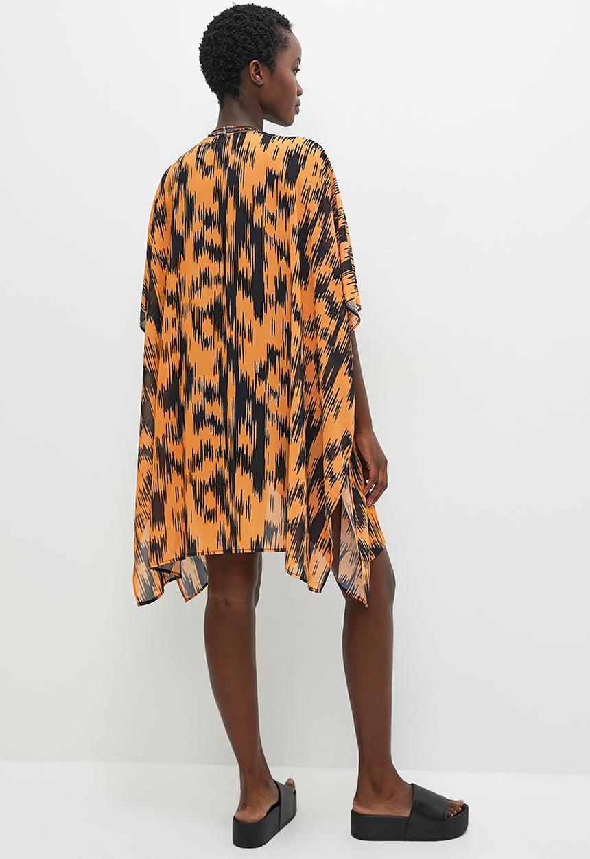 Superbalist - Short cover up - tan ikat