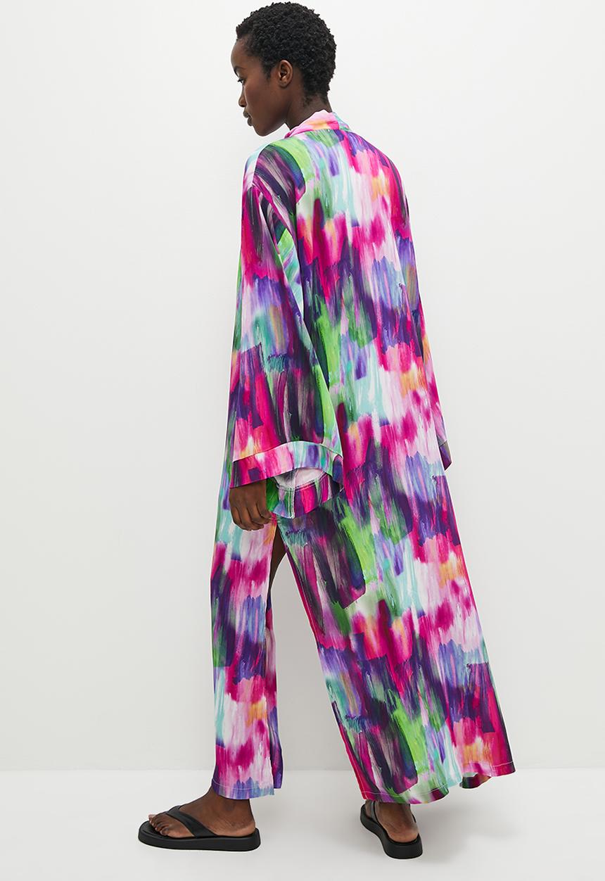 Superbalist - Longer length shaket - abstract brushstrokes