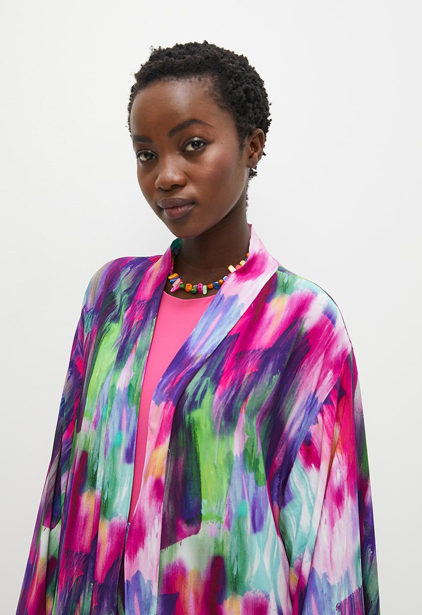 Superbalist - Longer length shaket - abstract brushstrokes