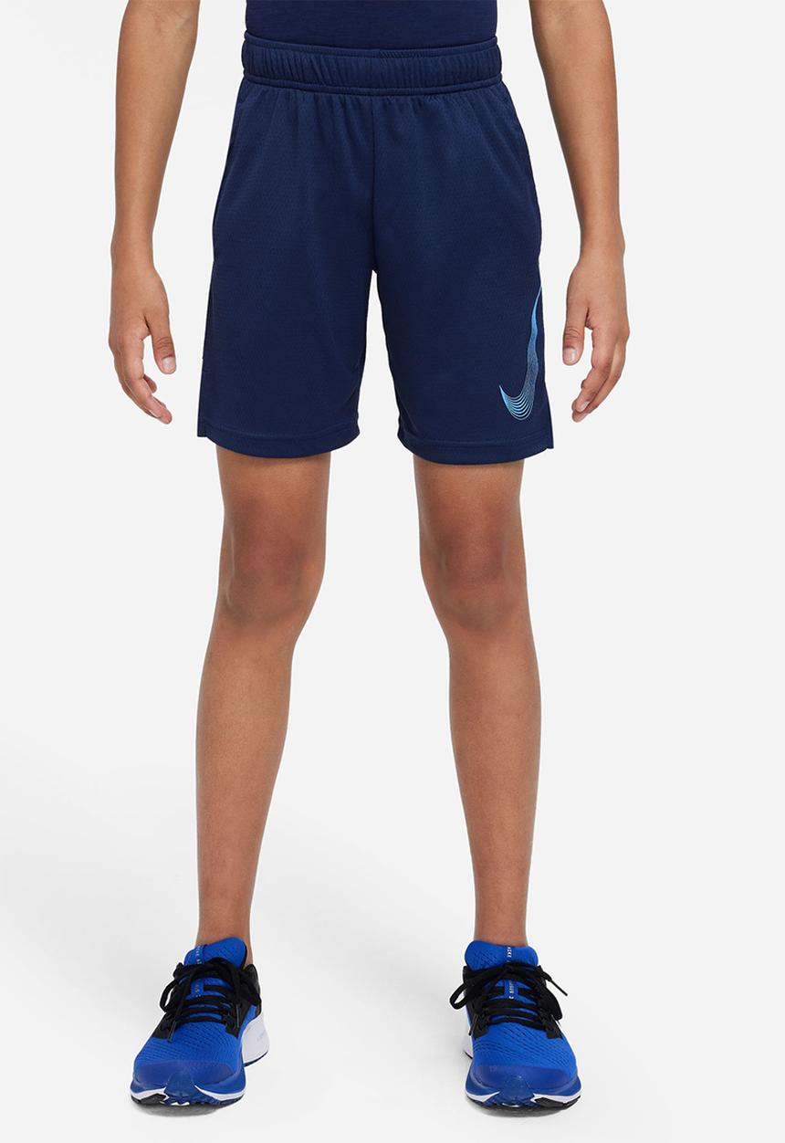Nike - B Nike dri-fit hbr short - midnight navy & university blue