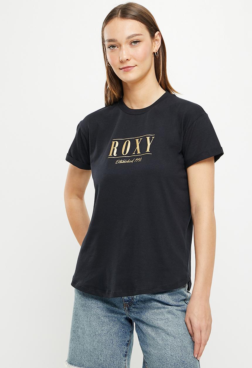 Roxy - Sparkle evening tee - anthracite