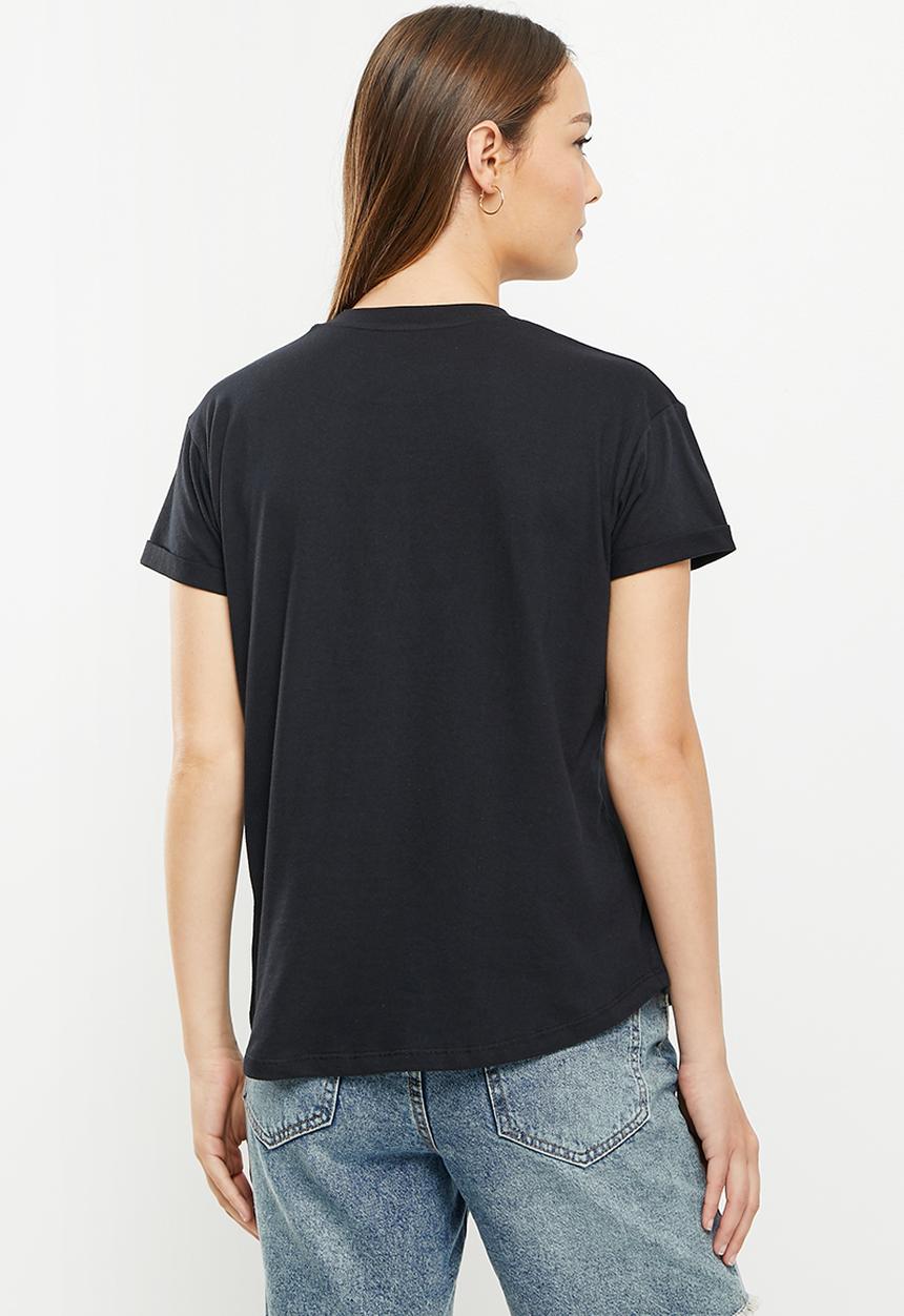 Roxy - Sparkle evening tee - anthracite