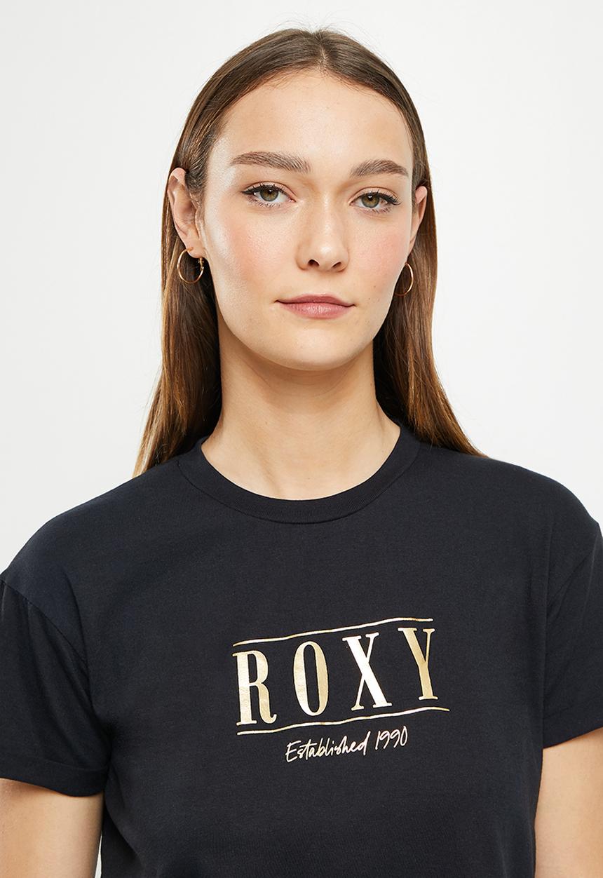 Roxy - Sparkle evening tee - anthracite