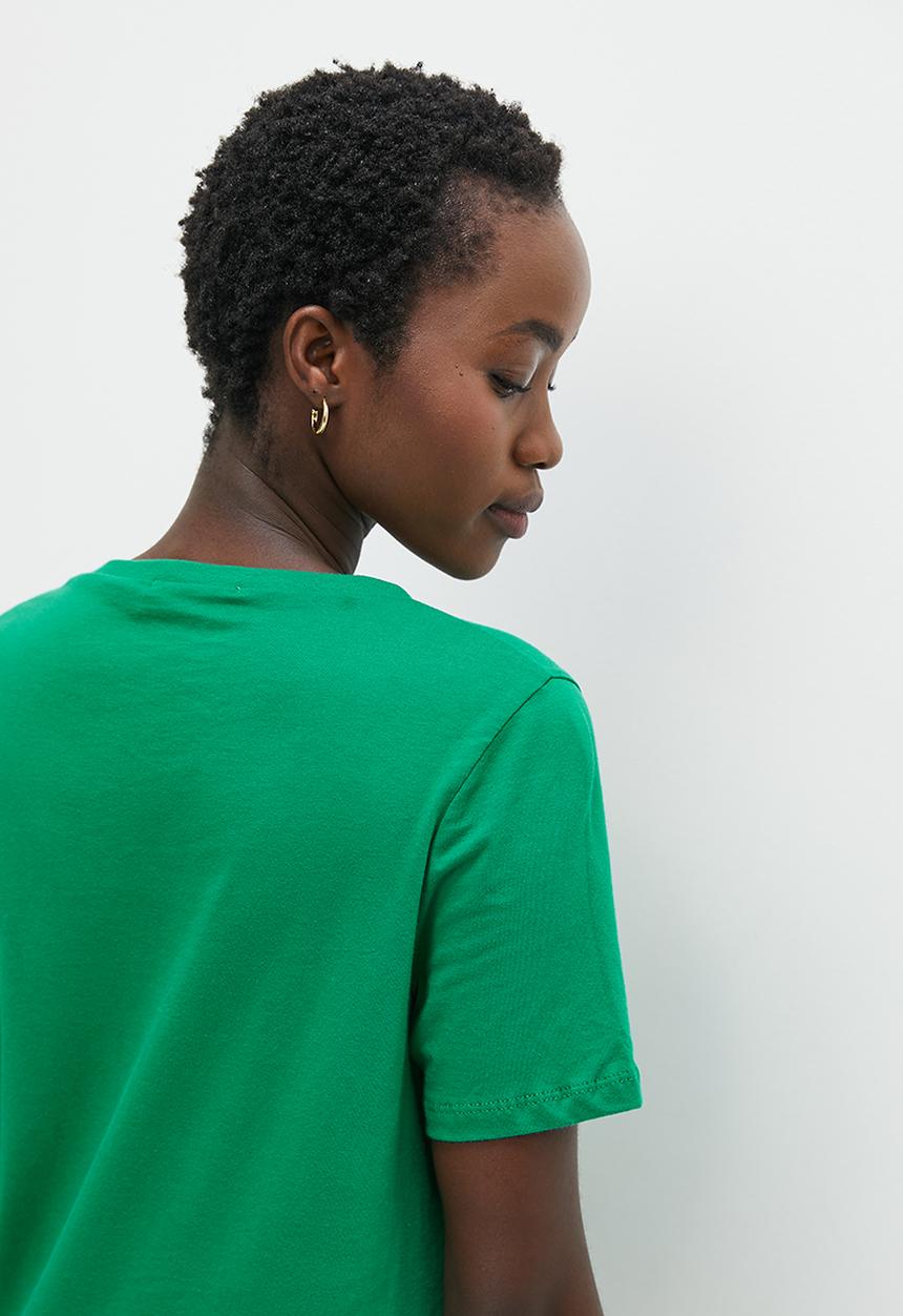 Superbalist - Relaxed basic v neck - green