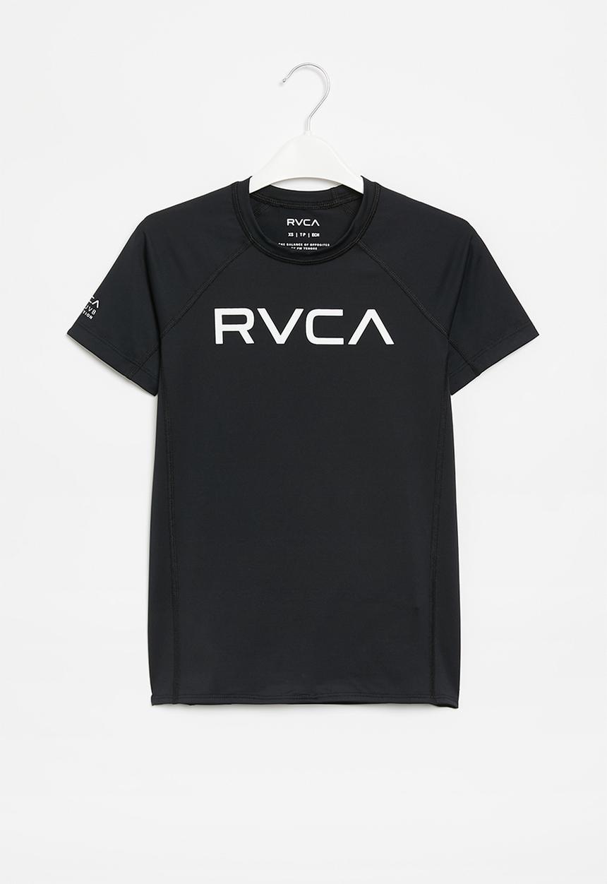 RVCA - Rvca short sleeve rashguard - black