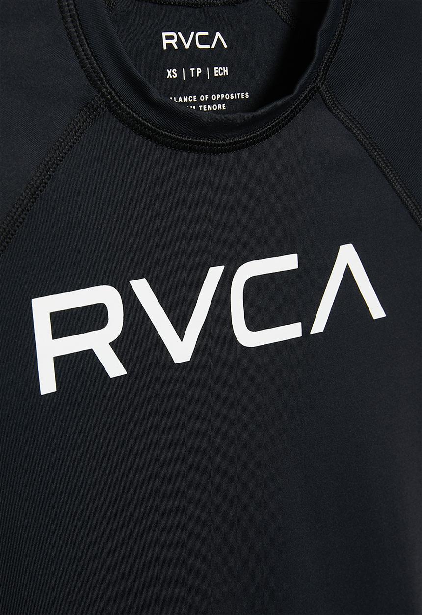 RVCA - Rvca short sleeve rashguard - black