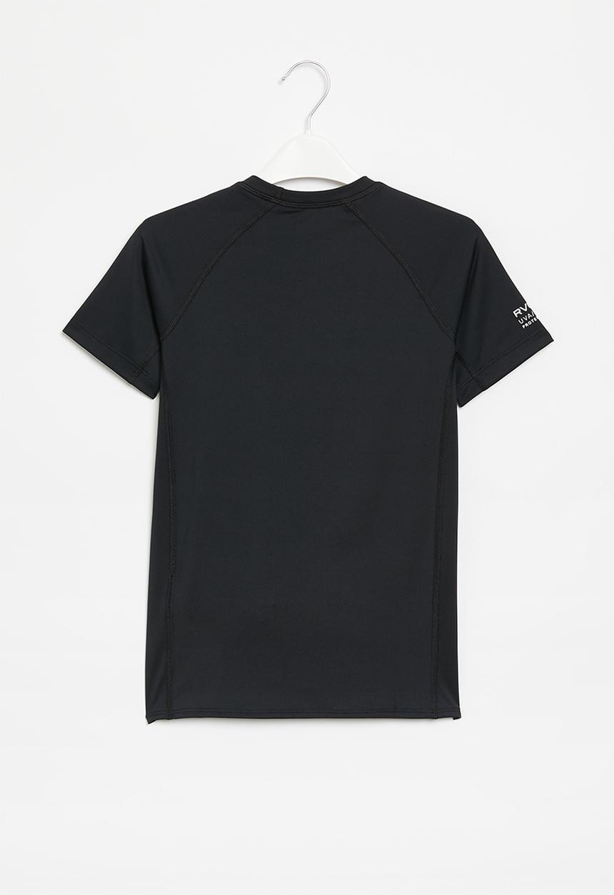 RVCA - Rvca short sleeve rashguard - black