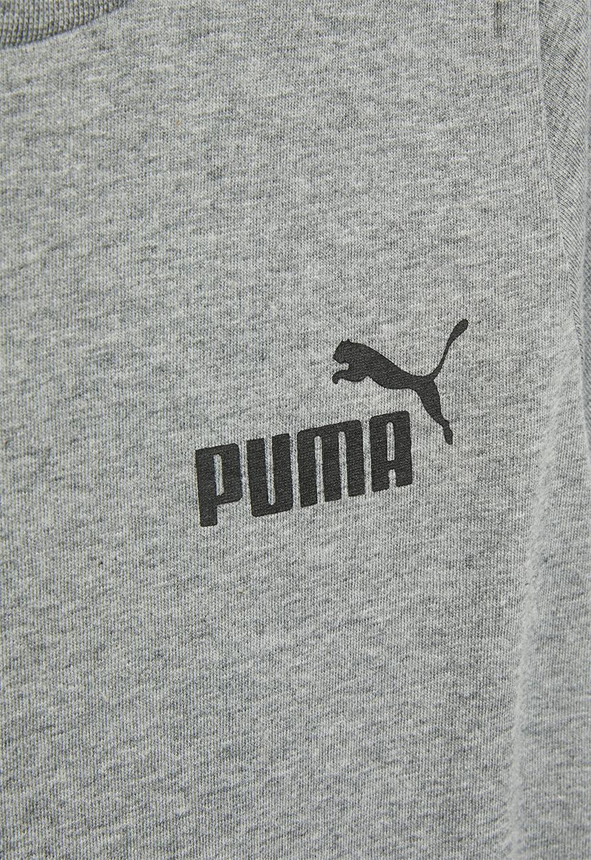 PUMA - Ess small logo tee b - medium grey heather