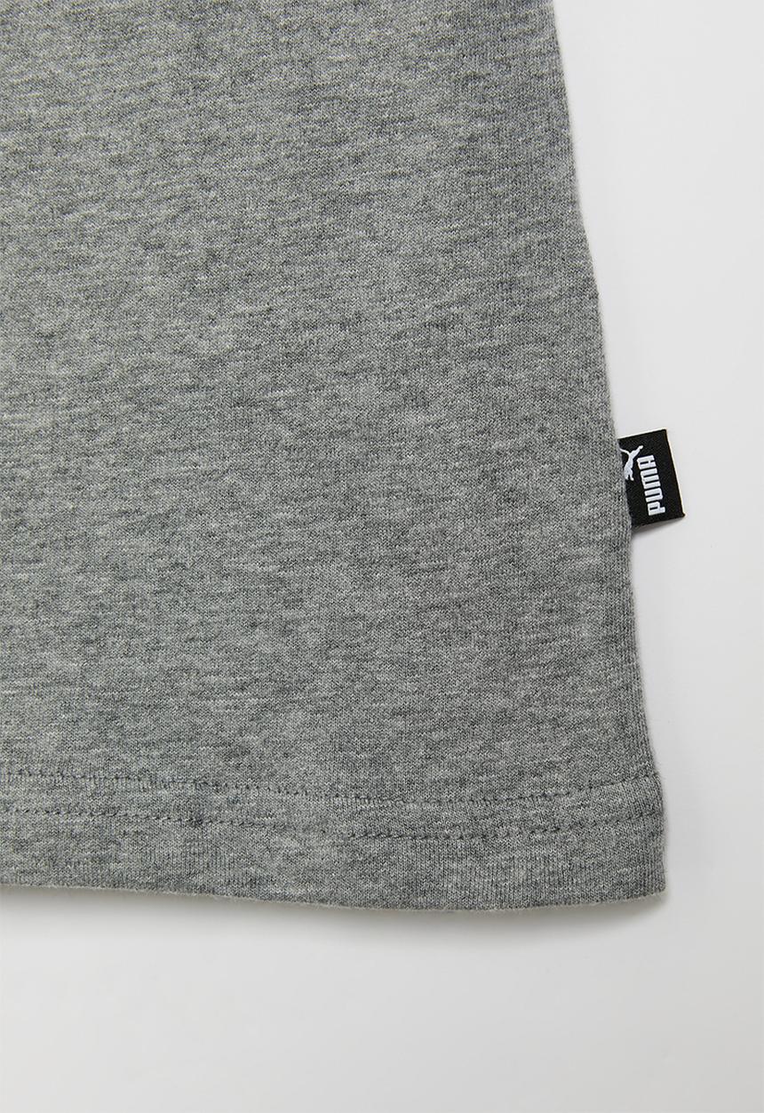 PUMA - Ess small logo tee b - medium grey heather