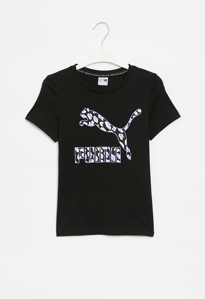 PUMA - Classics 90's prep logo tee g - puma black