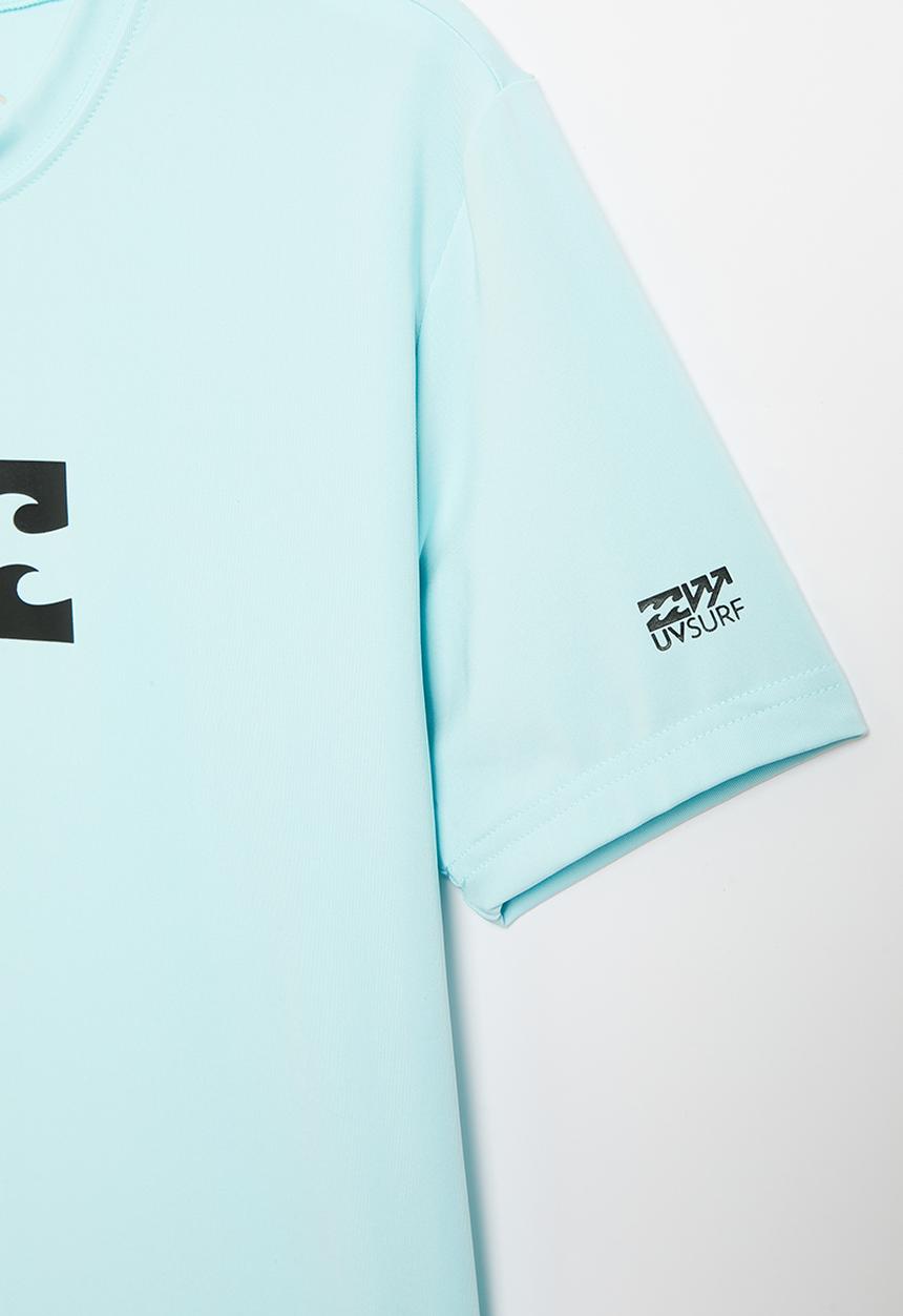 Billabong  - All day wave boys lf short sleeve - blue