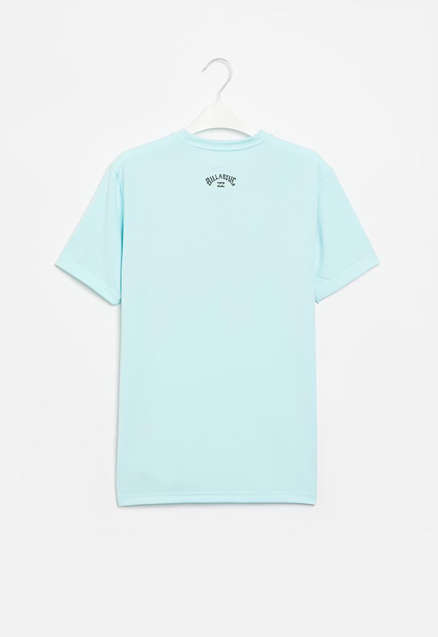 Billabong  - All day wave boys lf short sleeve - blue