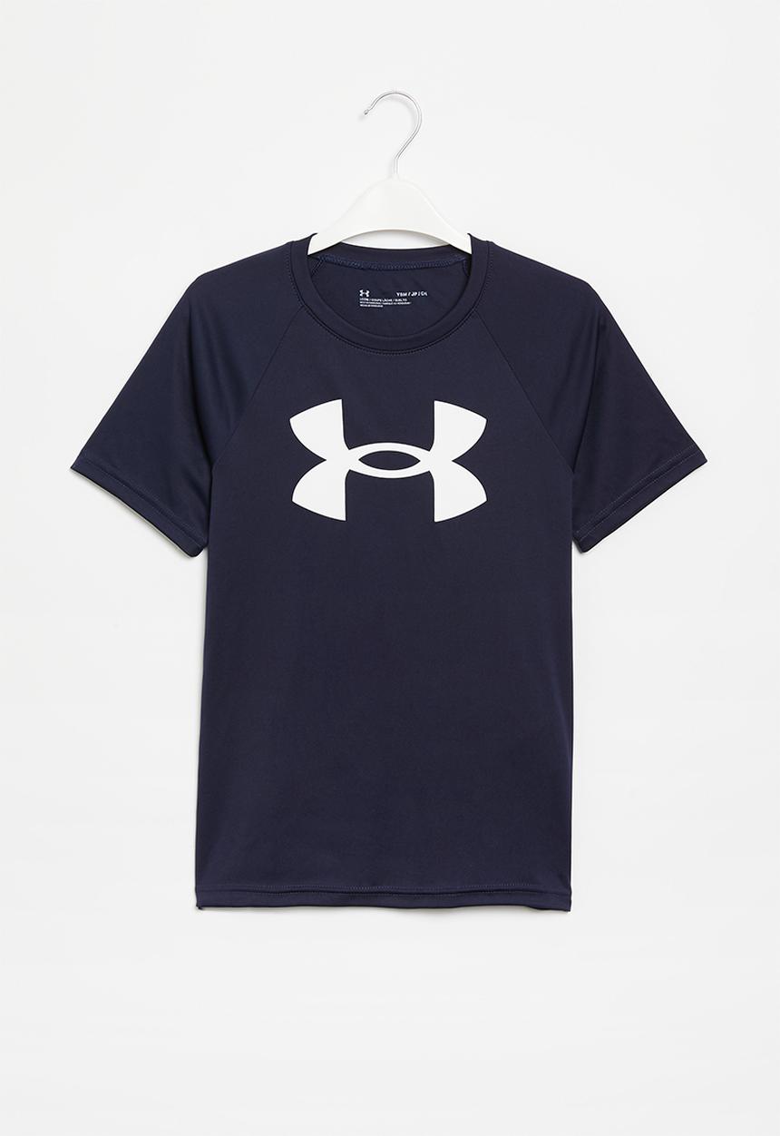 Under Armour - Ua tech big logo short sleeve - midnight navy/ white