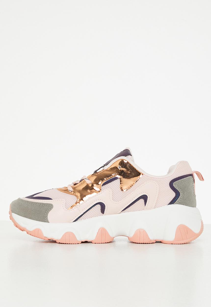Tom Tom - Devine chunky sole sneaker - mink 