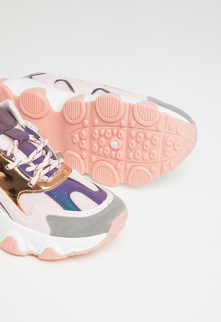 Tom Tom - Devine chunky sole sneaker - mink 