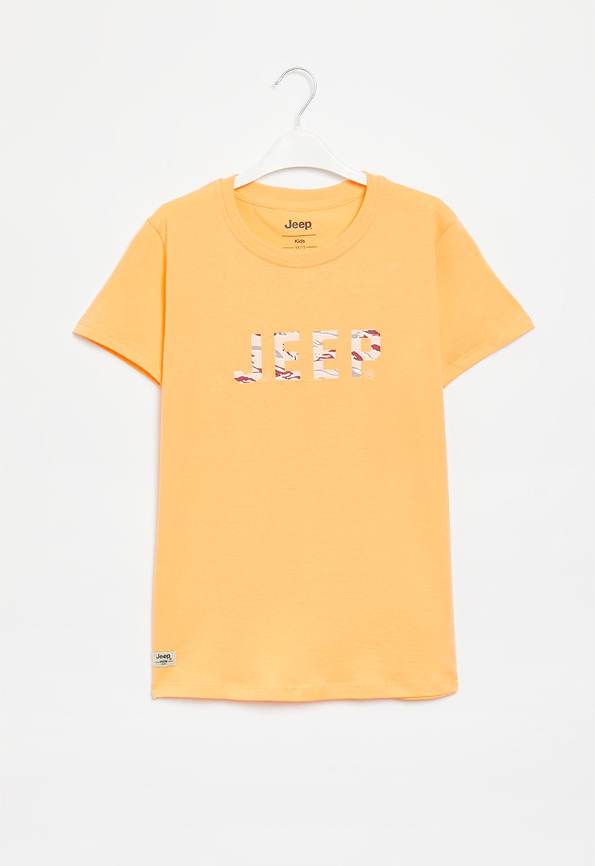 JEEP - Jeep graphic T-shirt - orange