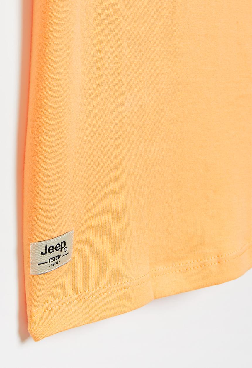 JEEP - Jeep graphic T-shirt - orange