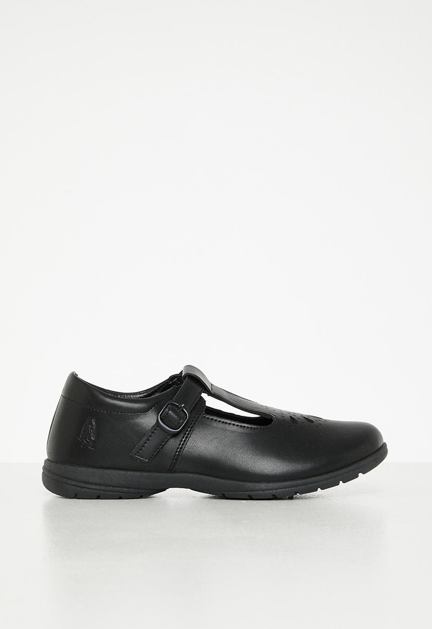 Hush Puppies - Crown school shoe - black