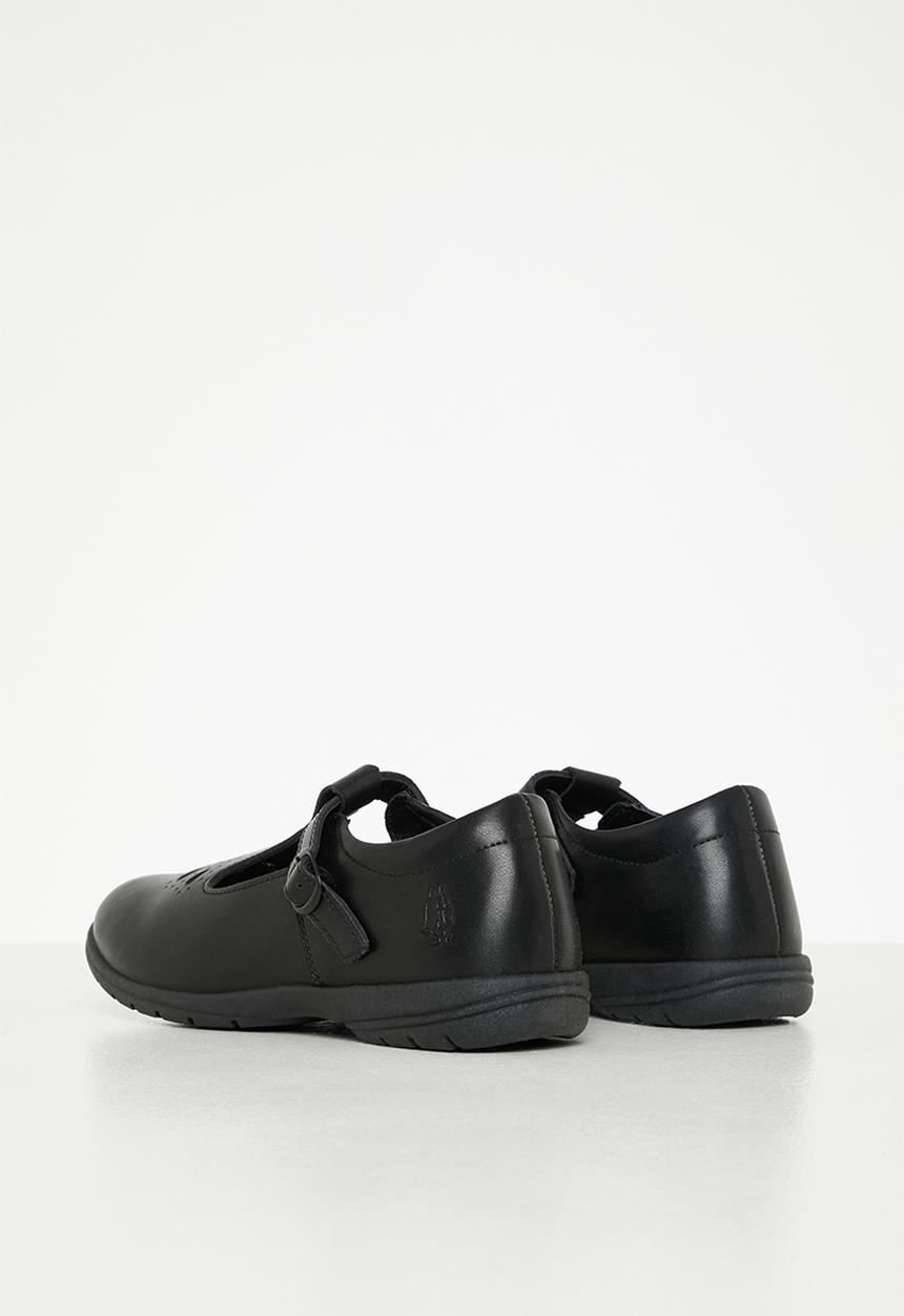 Hush Puppies - Crown school shoe - black