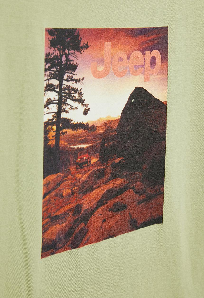 JEEP - Jeep graphic T-shirt - green