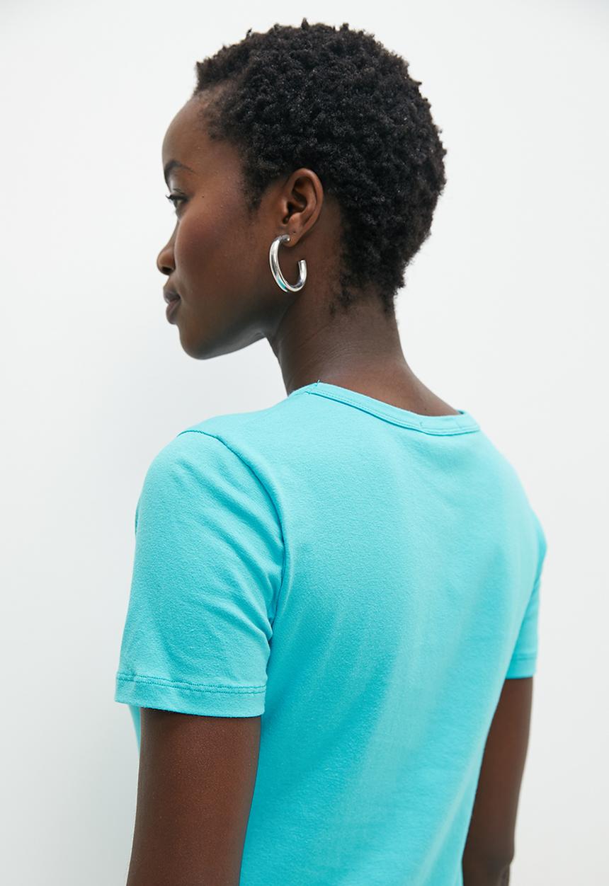 Superbalist - Basic crew fitted tee - sky blue