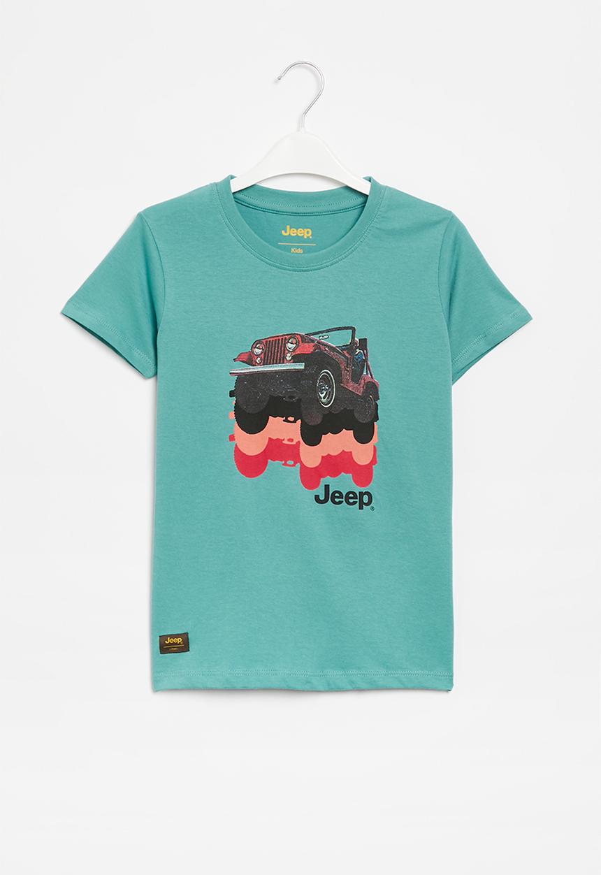 JEEP - Photographic tee - blue