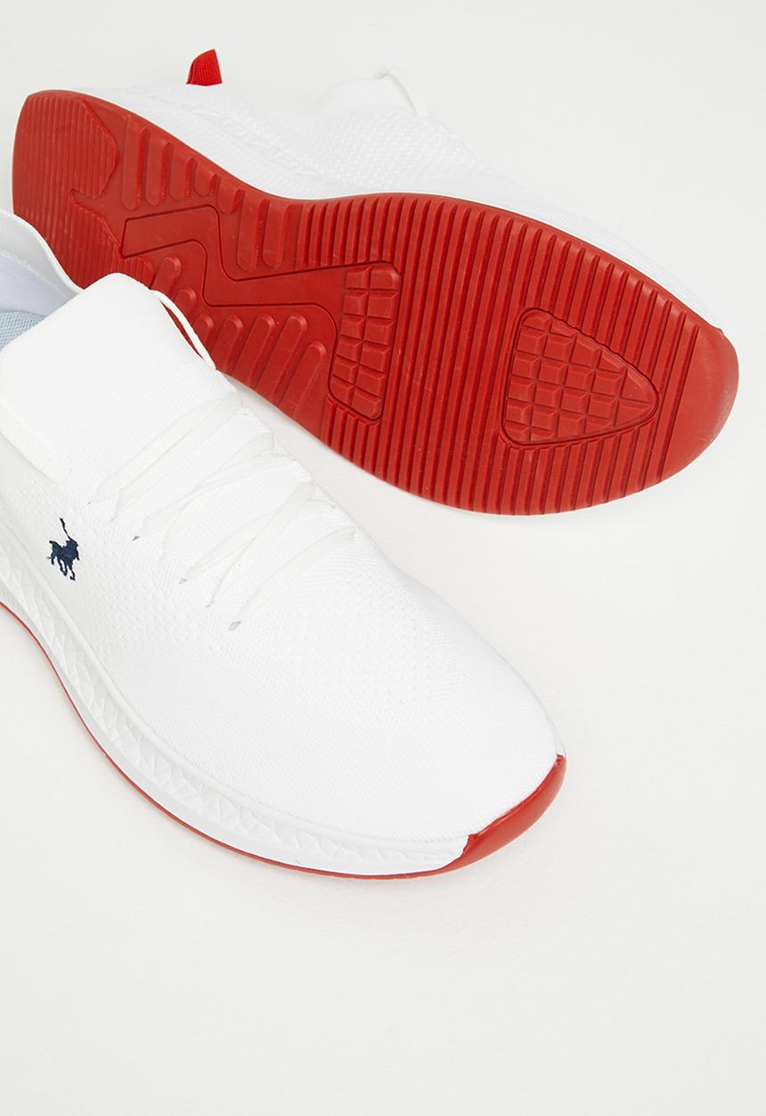 POLO - M Classic knit runner - white