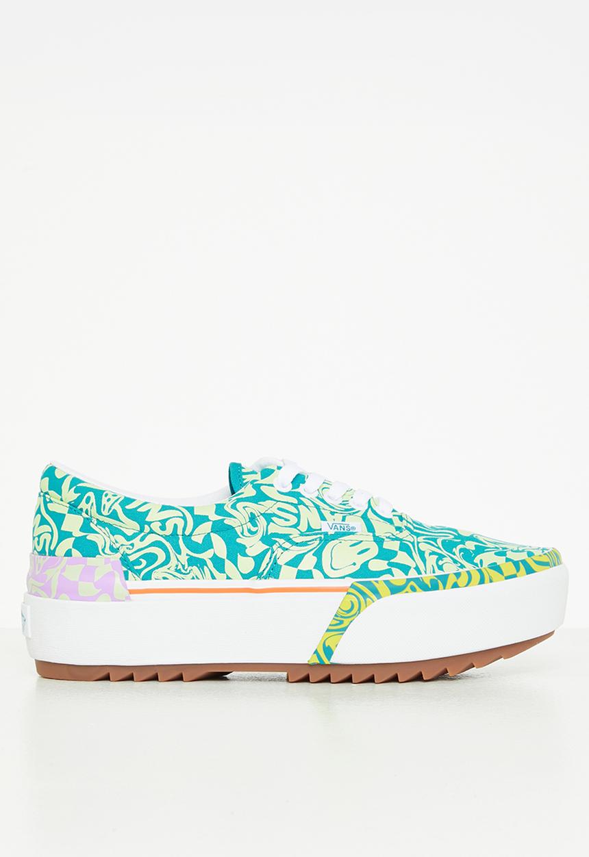 Vans - Era stacked -  wavy daze tile blue