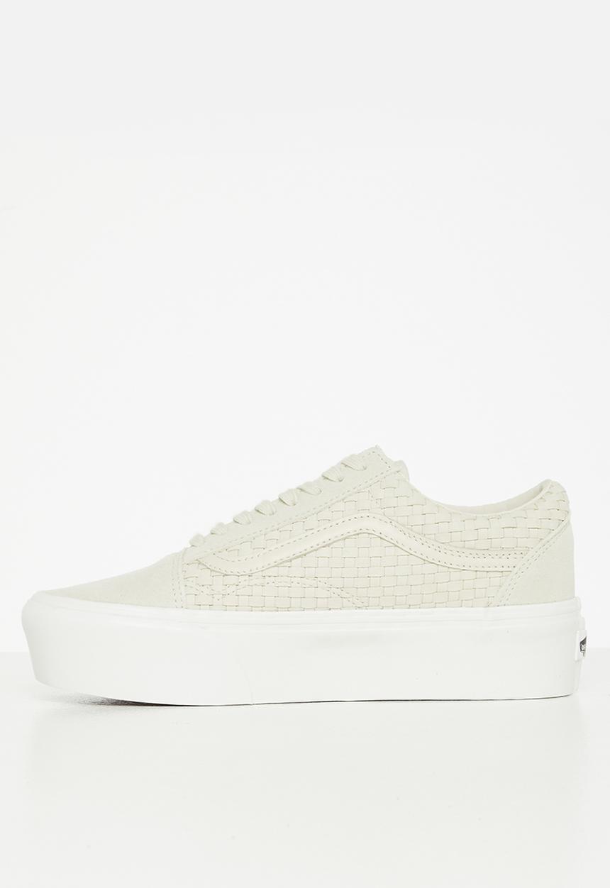 Vans - Old skool stackform -  micro weave ivory