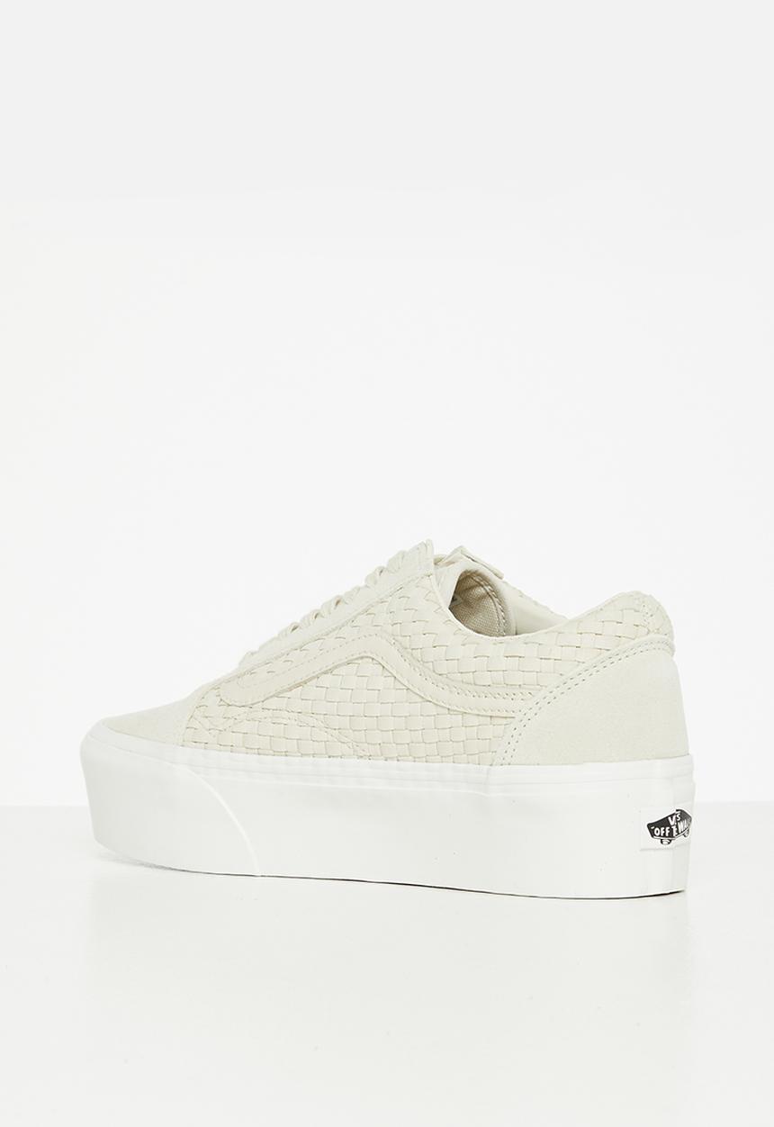 Vans - Old skool stackform -  micro weave ivory