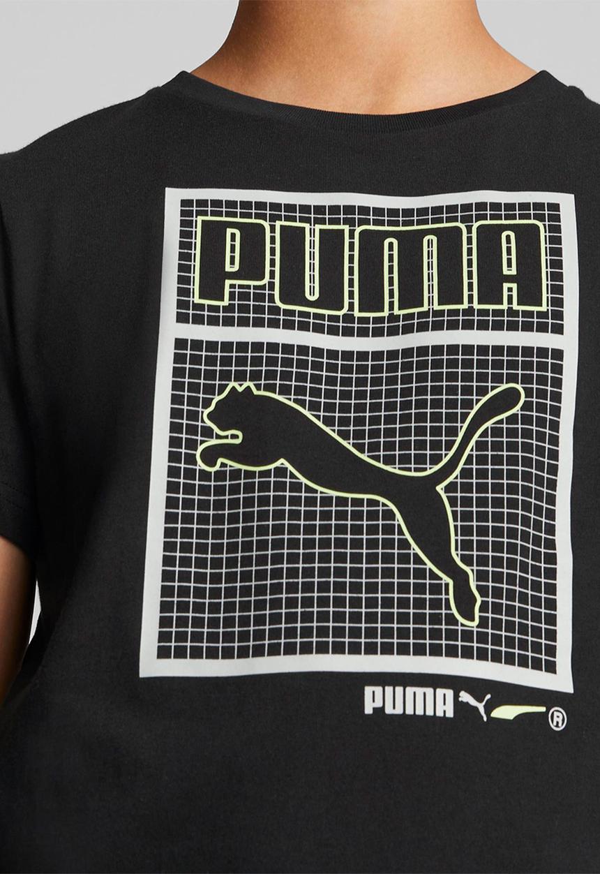 PUMA - Arctic stars tee  b - puma black
