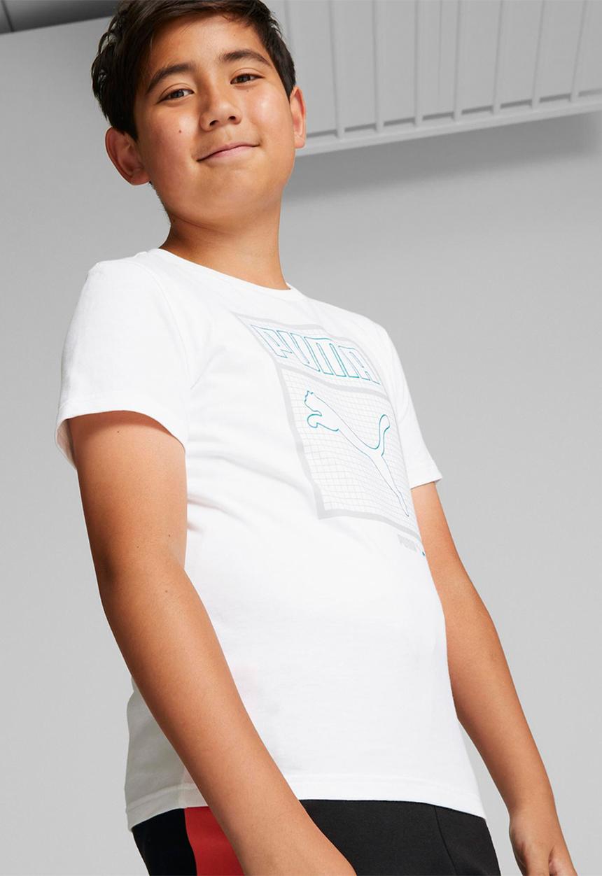 PUMA - Arctic stars tee  b - puma white