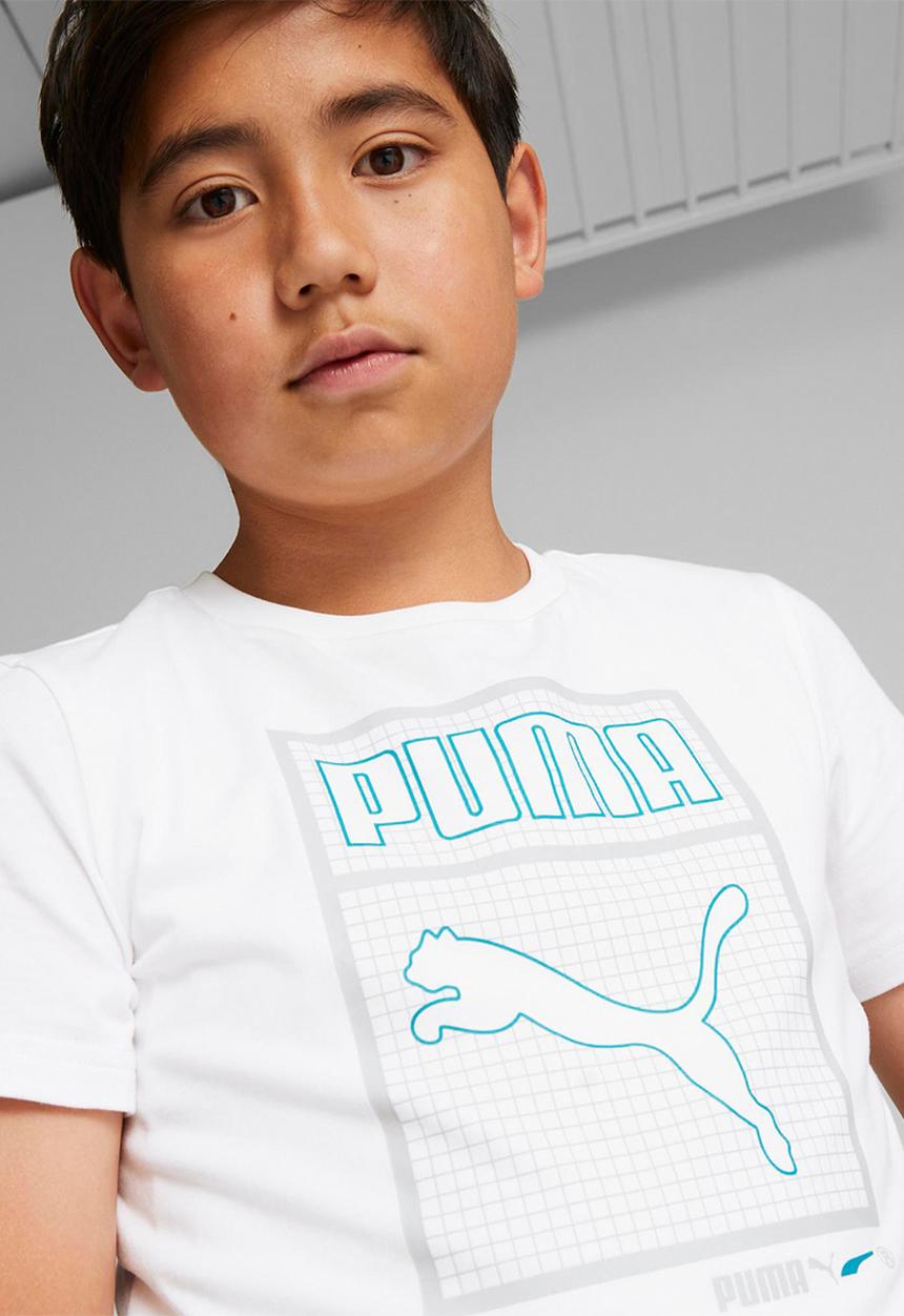 PUMA - Arctic stars tee  b - puma white