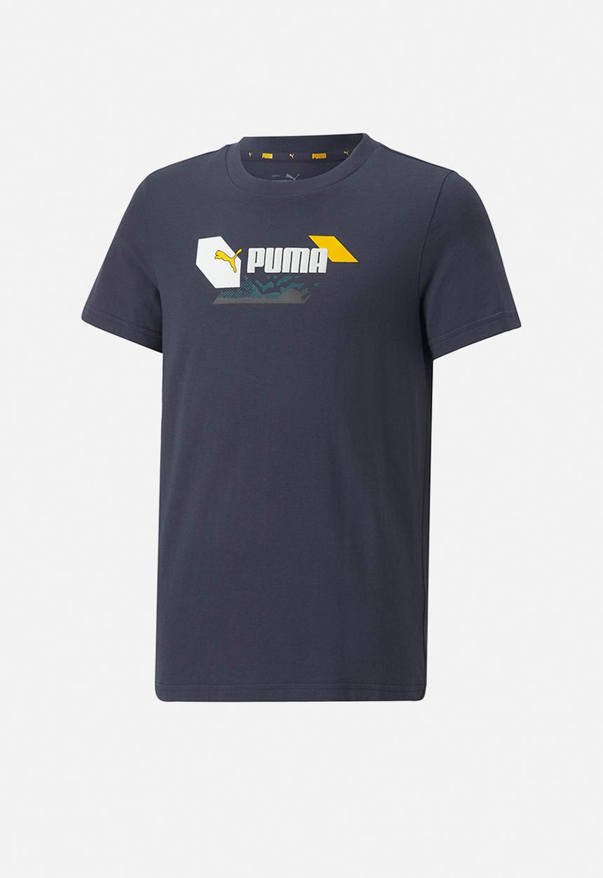 PUMA - Alpha graphic tee b - parisian night