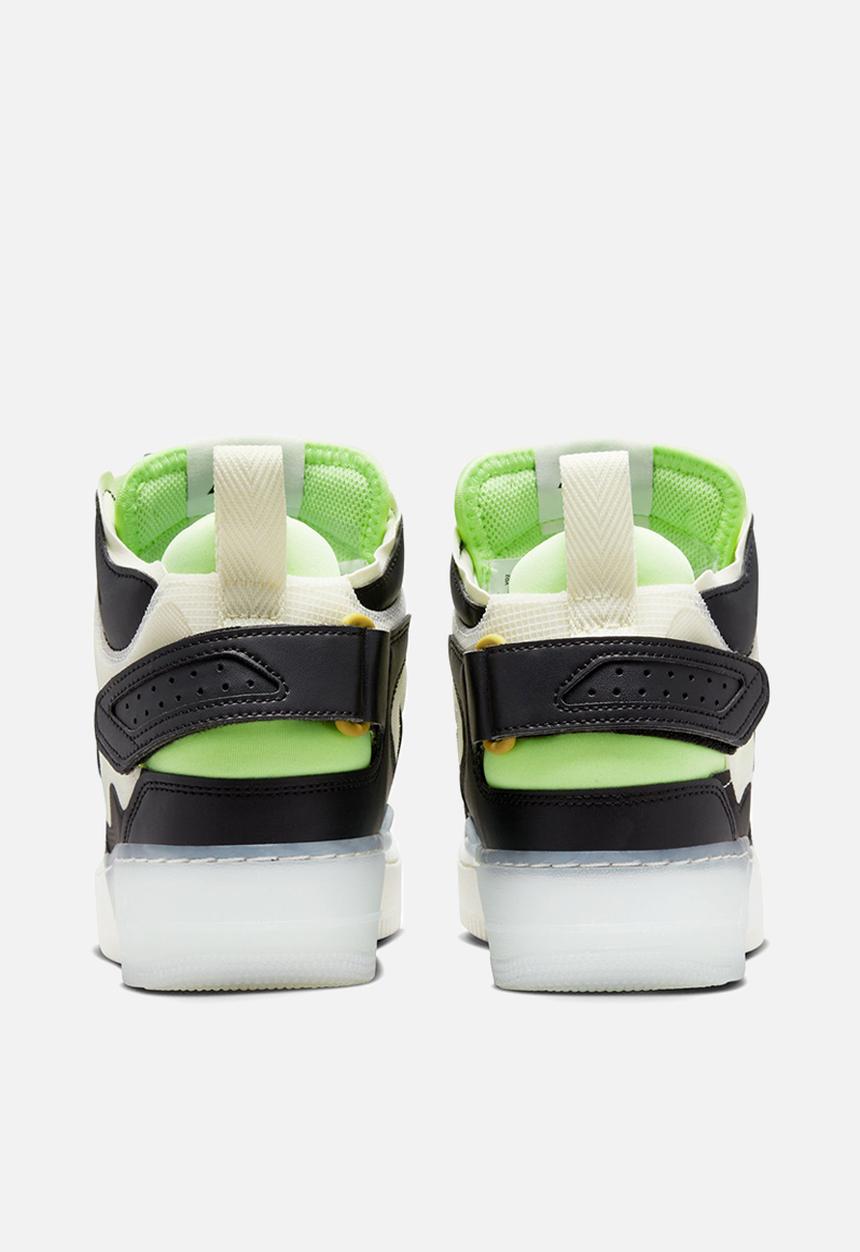 Nike - Air Force 1 mid react - sail/black-ghost green-glacier blue