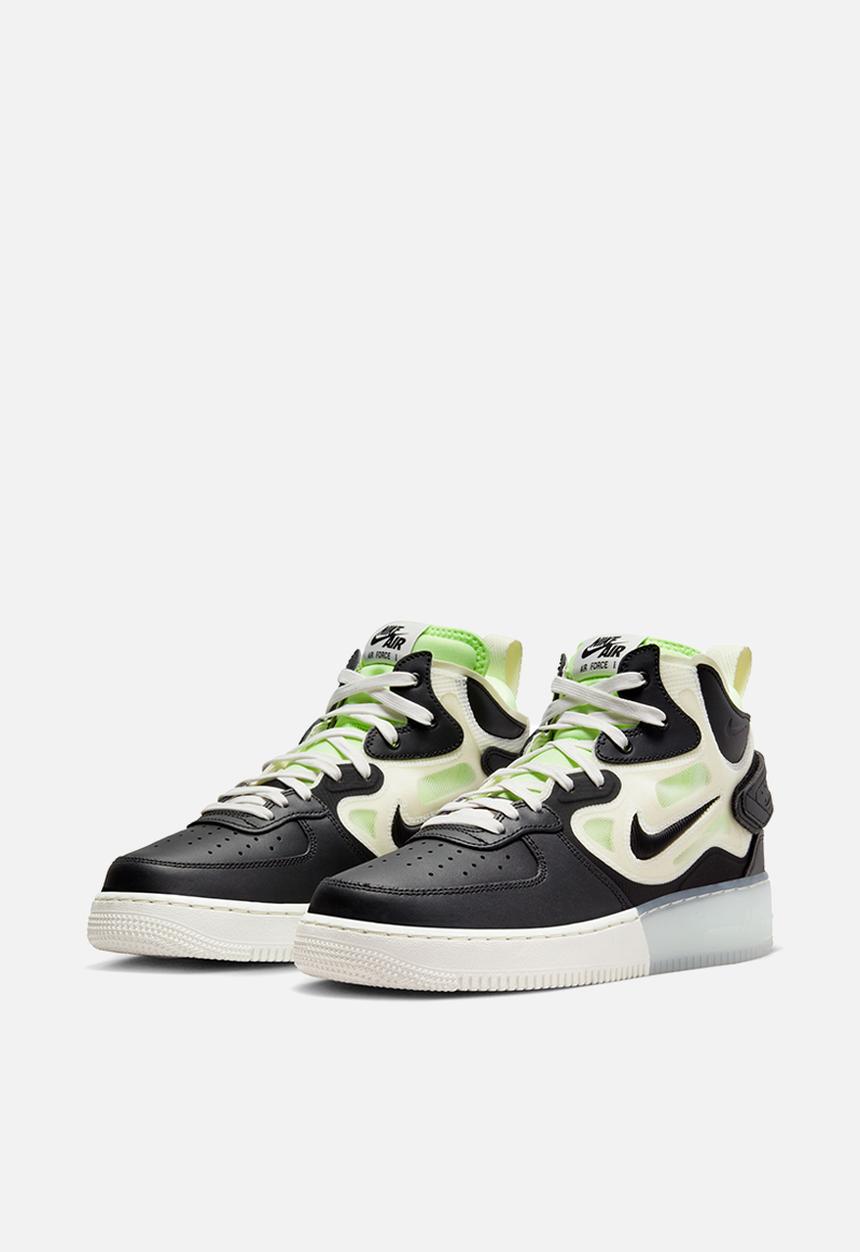 Nike - Air Force 1 mid react - sail/black-ghost green-glacier blue