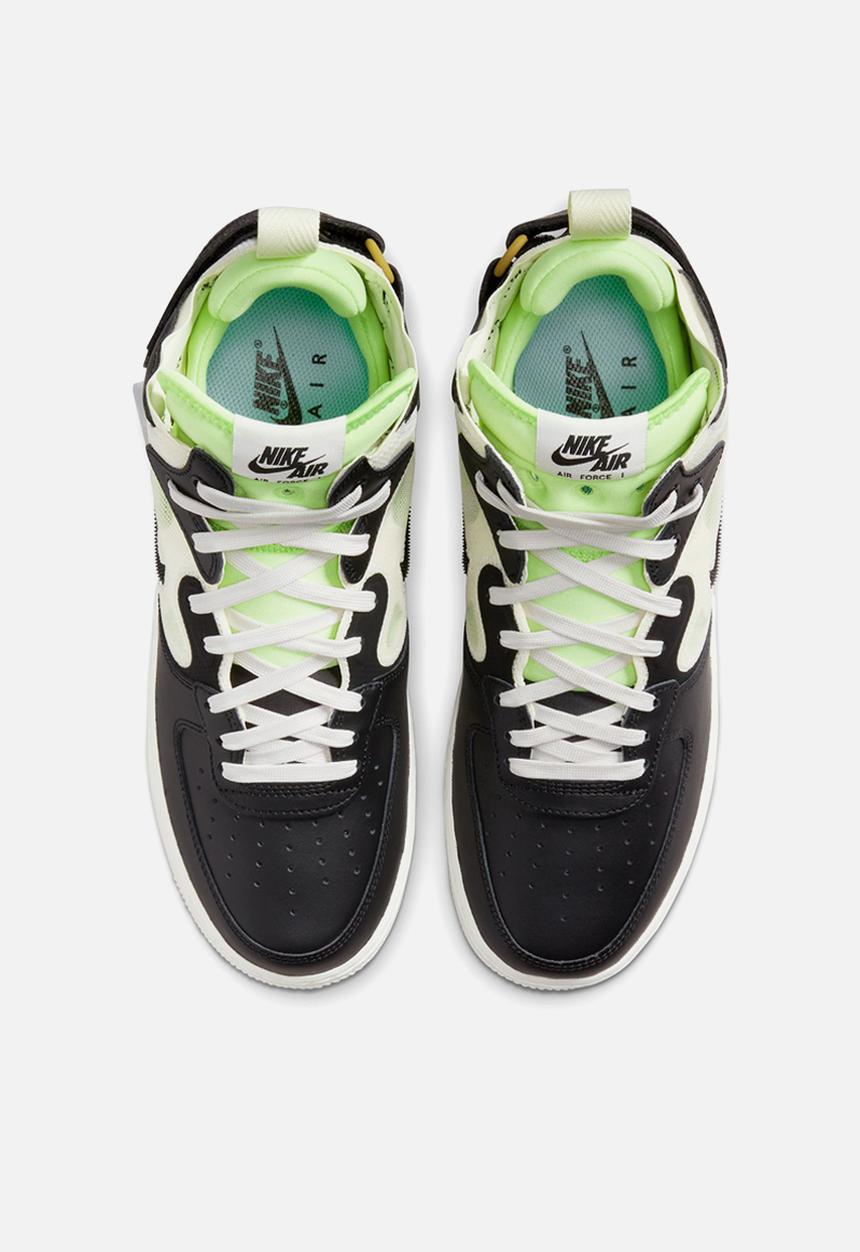 Nike - Air Force 1 mid react - sail/black-ghost green-glacier blue