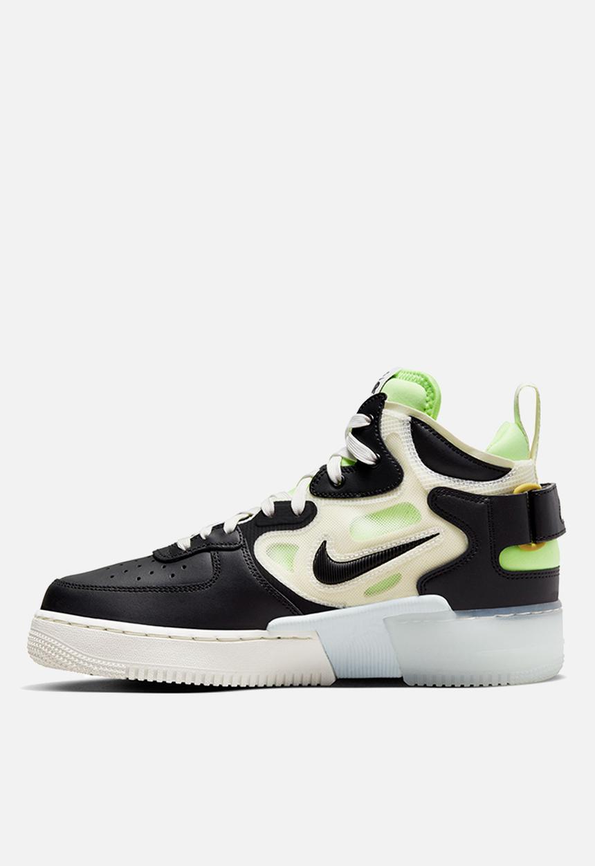 Nike - Air Force 1 mid react - sail/black-ghost green-glacier blue