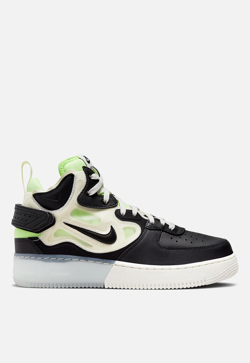 Nike - Air Force 1 mid react - sail/black-ghost green-glacier blue