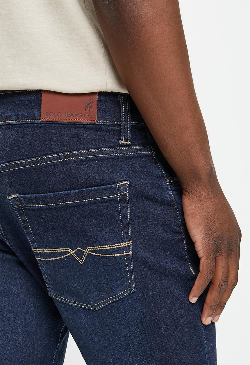 POLO - Men pjc accra slim leg denim - dark wash