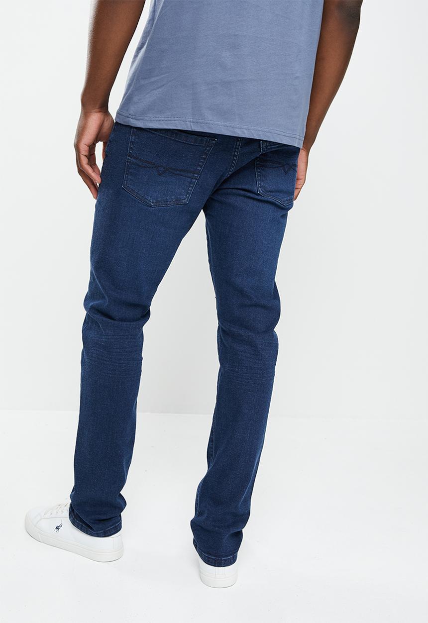 POLO - Men pjc accra slim leg denim - mid wash