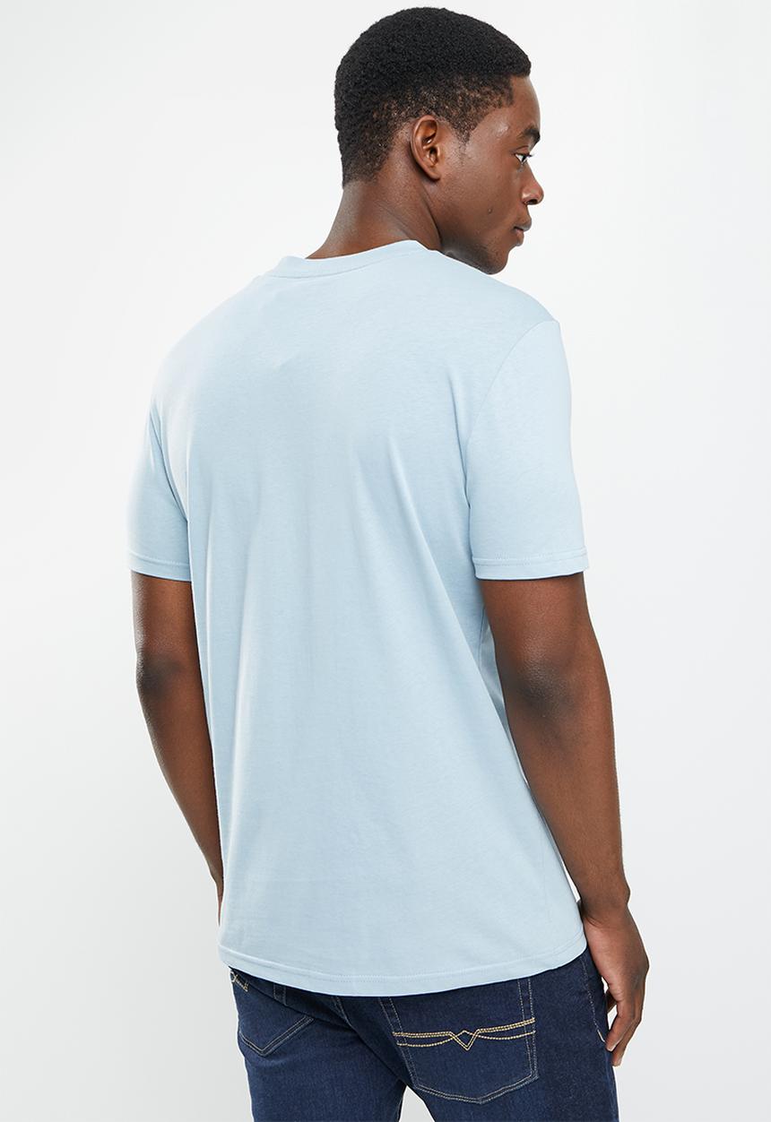 POLO - Men pjc mpho short sleeve logo tee - blue
