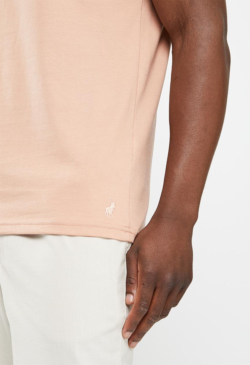 POLO - Men logo emb tee - neutral