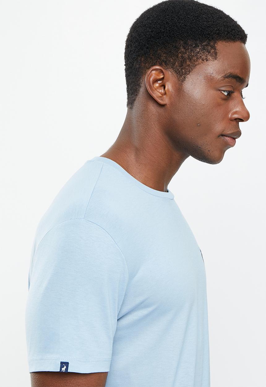 POLO - Men crew neck tee - lt blue