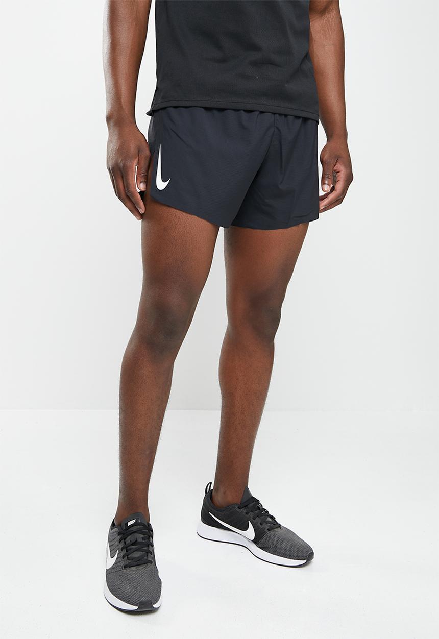 Nike - M nk aroswft 4in short - black & white